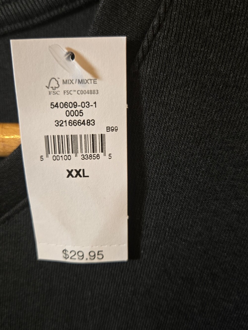 NWT GAP Modern Tee Bundle of 2 Women's XXL 2XL Black Gray Long Sleeve Basics Top - Picture 4 of 7